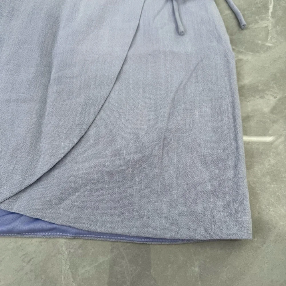 Women’s Altar’d State Wrap Side Tie Mini Skirt Small - Picture 8 of 16